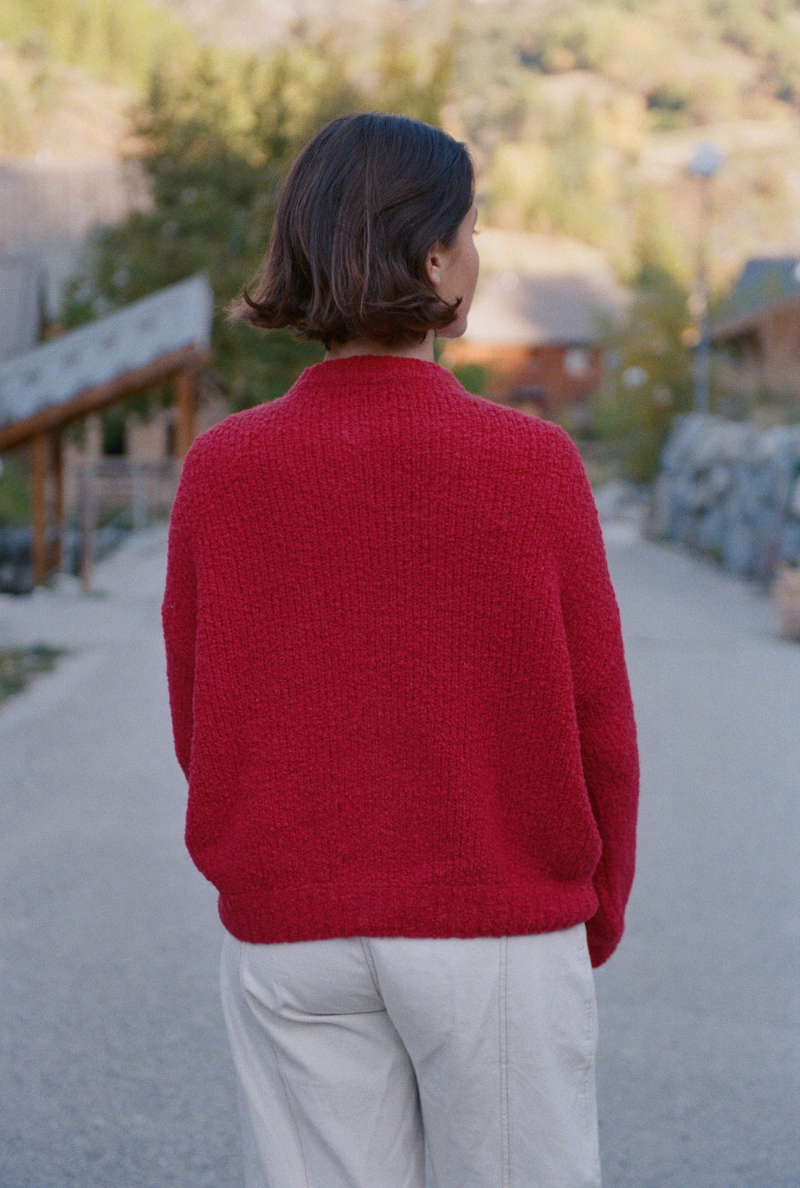 Gilet Suzane - Rouge