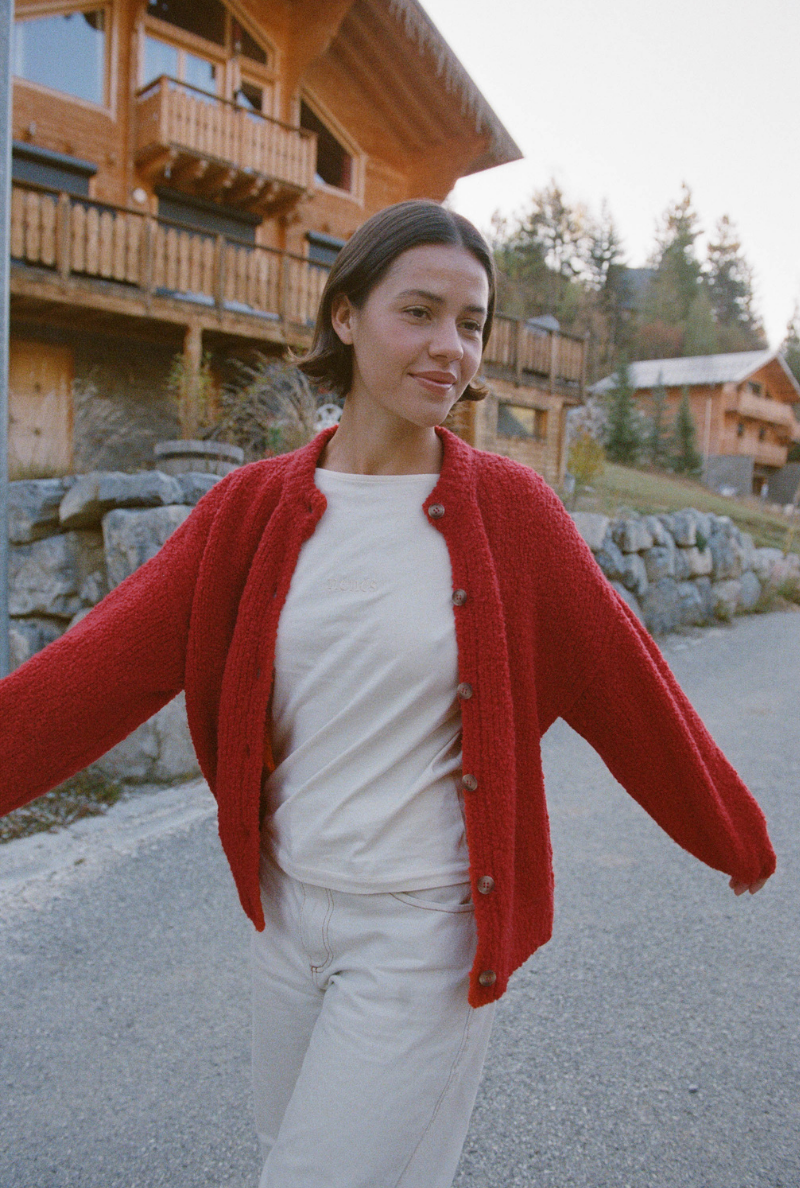 Gilet Suzane - Rouge