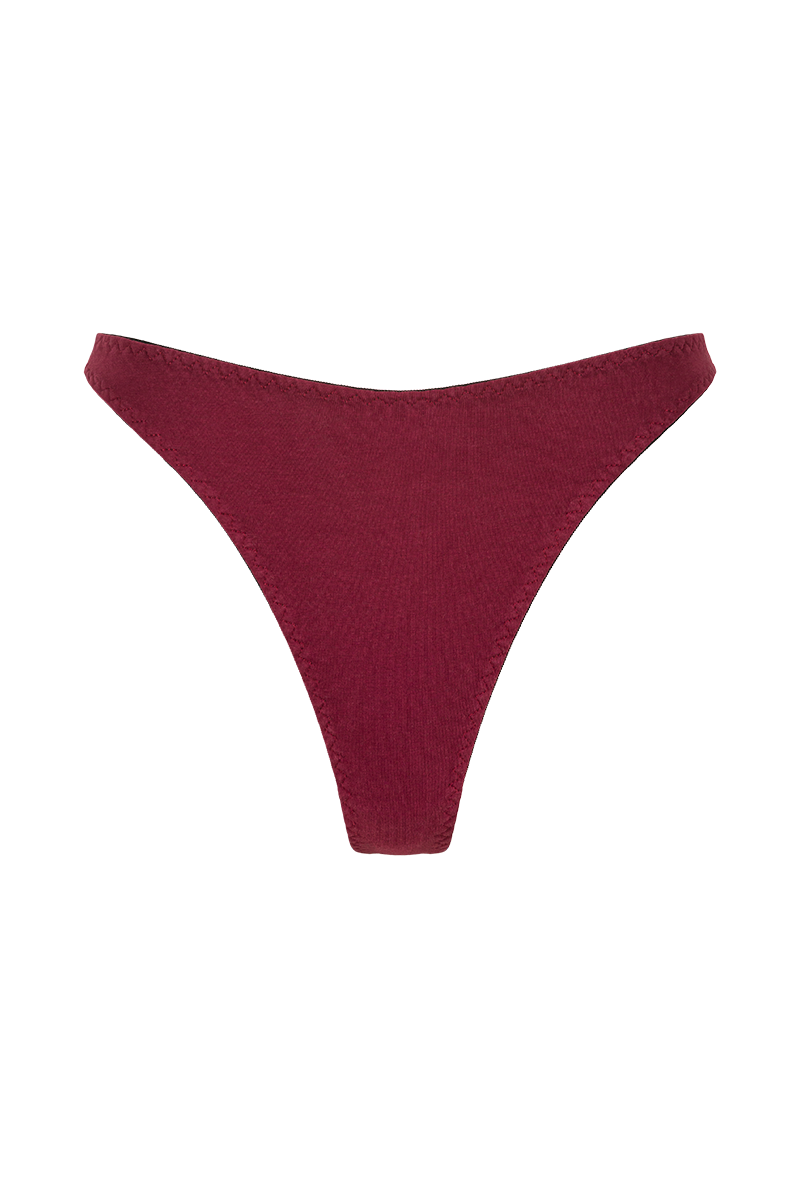 Tanga Intemporel bordeaux