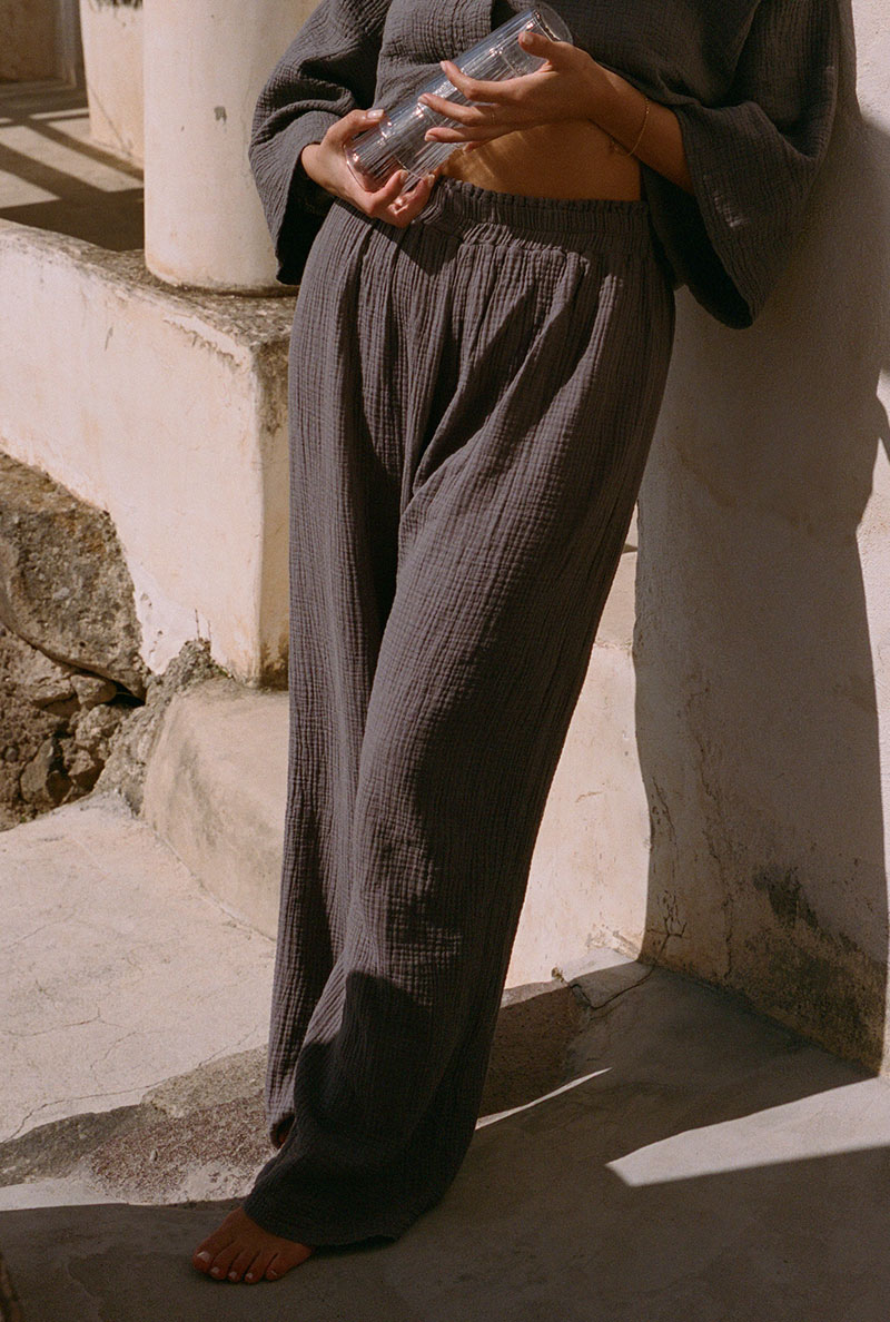 Ensemble Mimosa gris