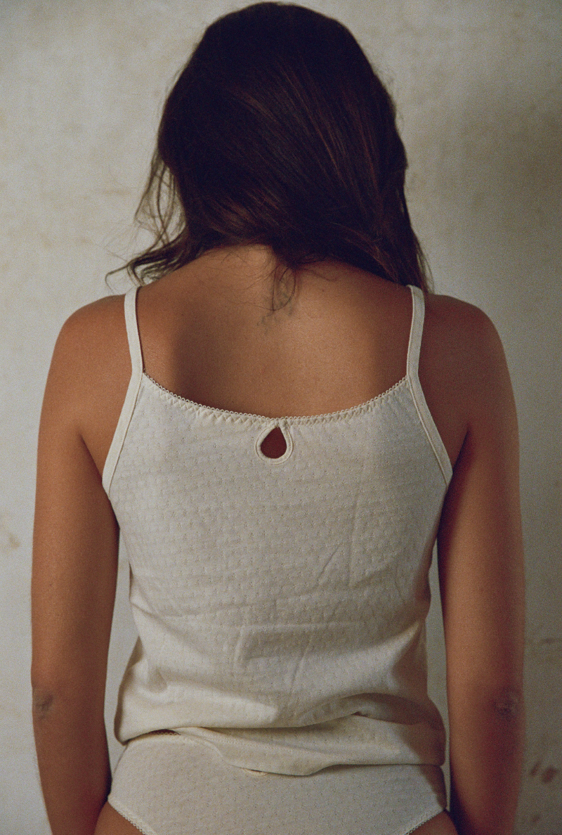 Timeless Top Tank - Ecru