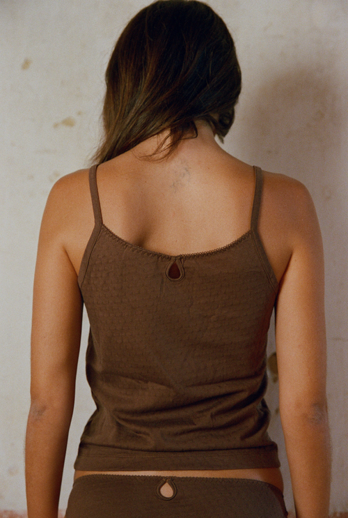 Timeless Top Tank - Brown