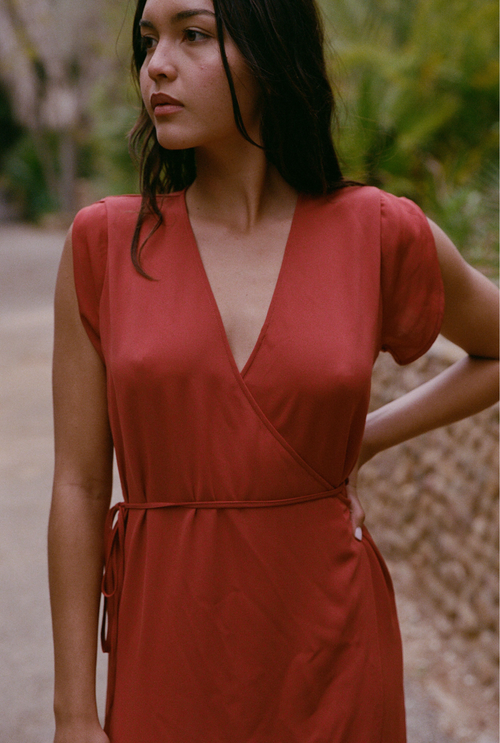 Inès dress - Terracotta