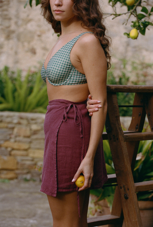 Chloe skirt - Burgundy