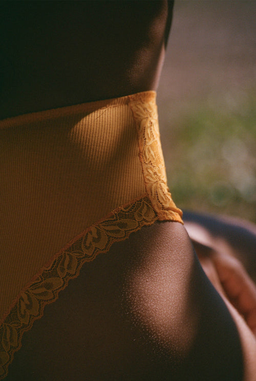 Culotte Taille Haute Jimmy - Orange Kumkwat