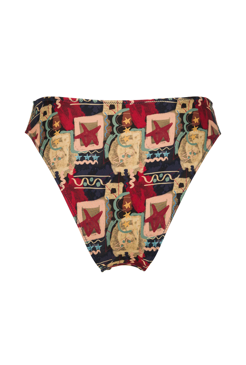 Bas de maillot culotte Grace - Imprimé Graffiti
