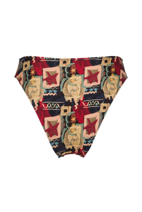 Bas de maillot culotte Grace - Imprimé Graffiti