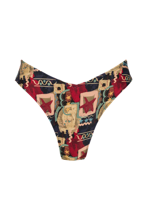Bas de maillot culotte Grace - Imprimé Graffiti