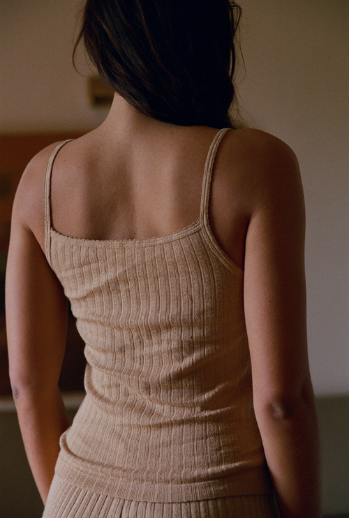 Débardeur Émilie - Noisette