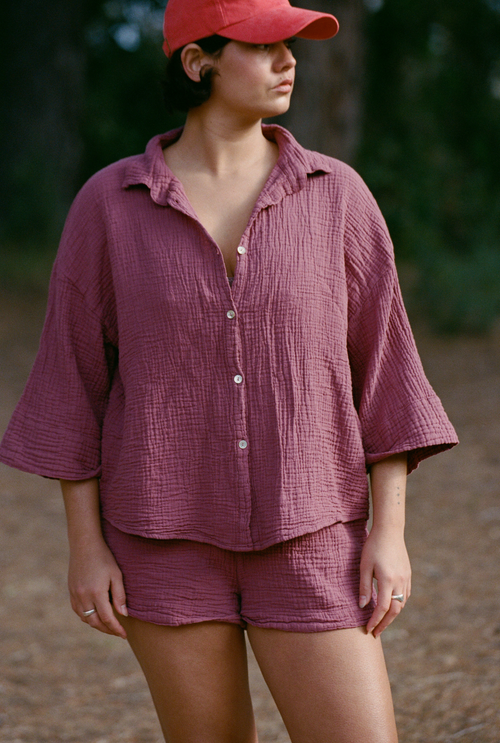 Marra Shirt - Plum