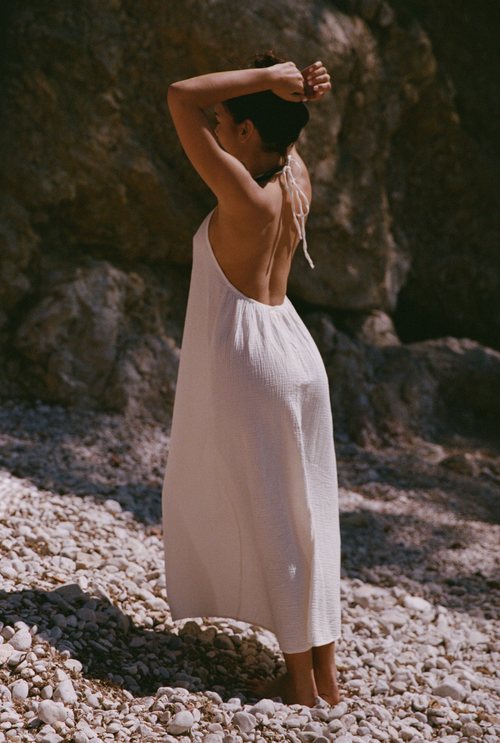 Lena Dress - Ecru