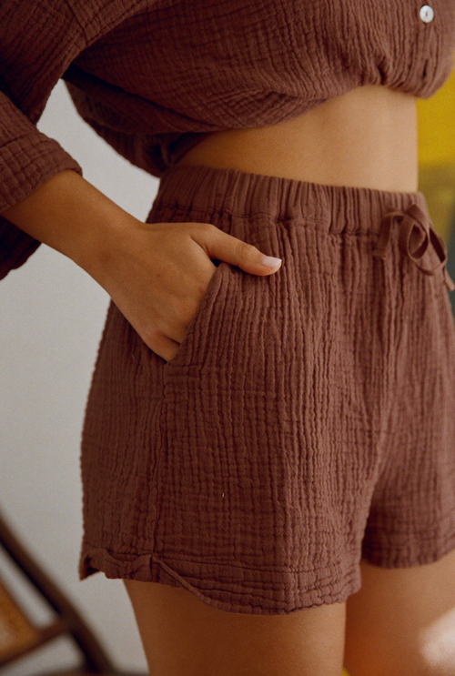 Short Marra - Marron