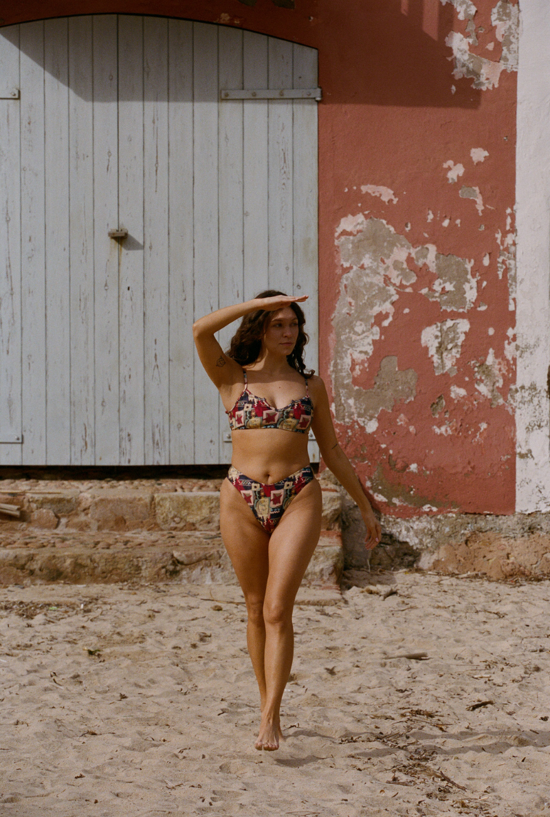 Bas de maillot culotte Grace - Imprimé Graffiti
