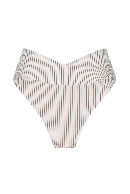 Myrto High Waisted Panty - Stripe print
