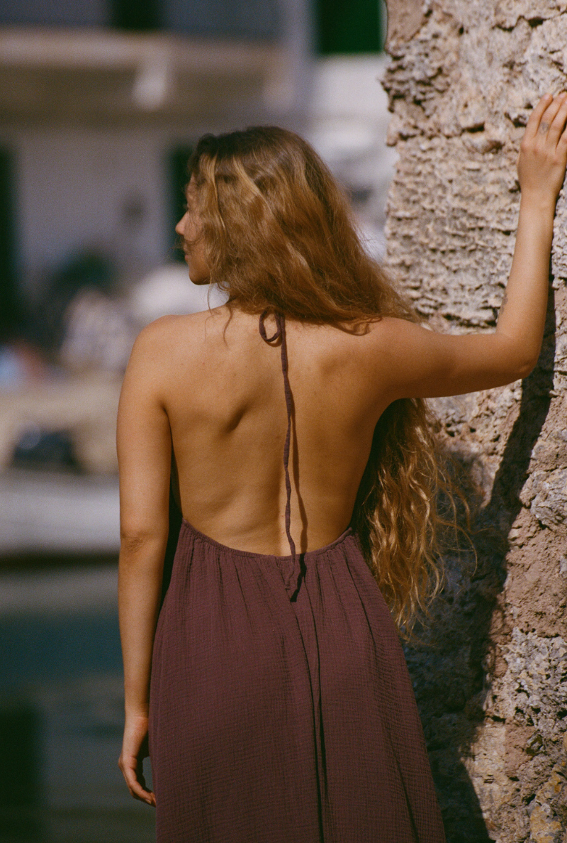 Lena Dress - Burgundy