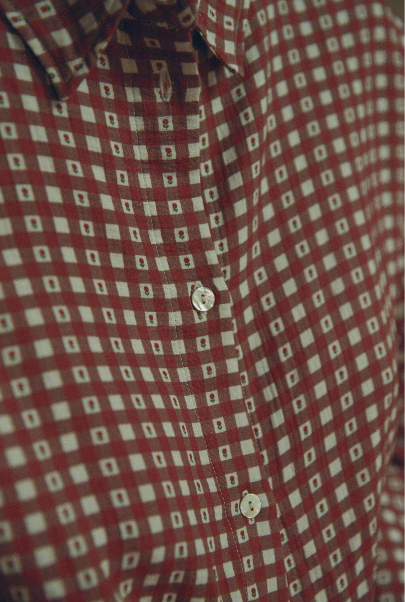 Chemise Mimosa Vichy Bordeaux