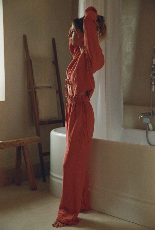 Pantalon Wanda - Vieux Rose