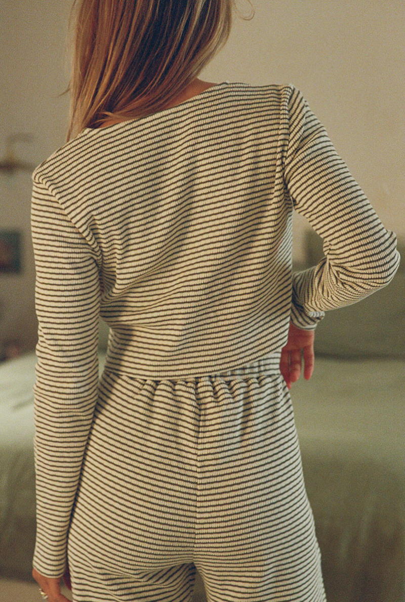 Top Zaniah - Rayures vertes