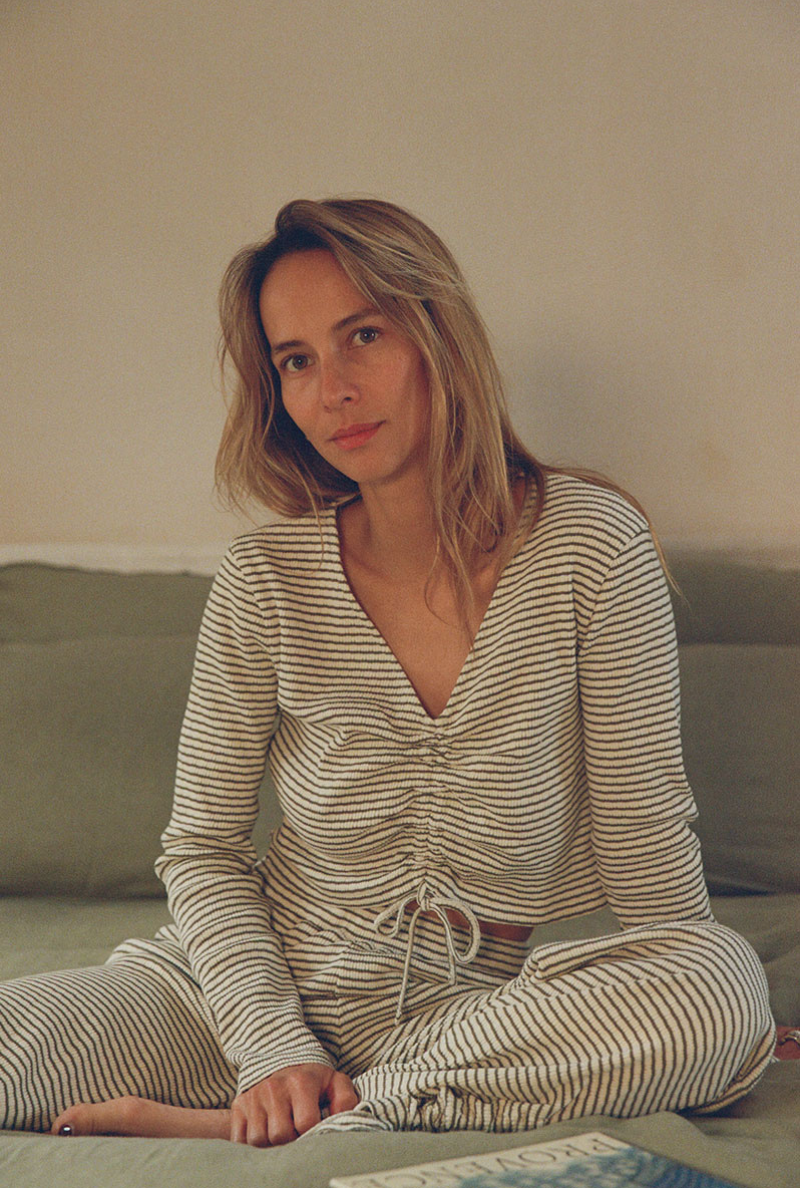 Top Zaniah - Rayures vertes