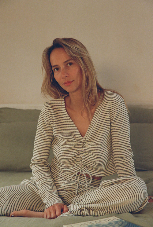 Top Zaniah - Rayures vertes