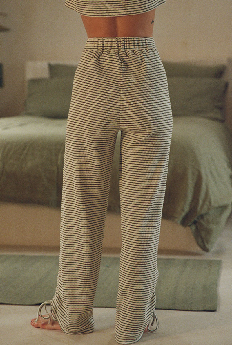Pantalon Zaniah - Rayures vertes