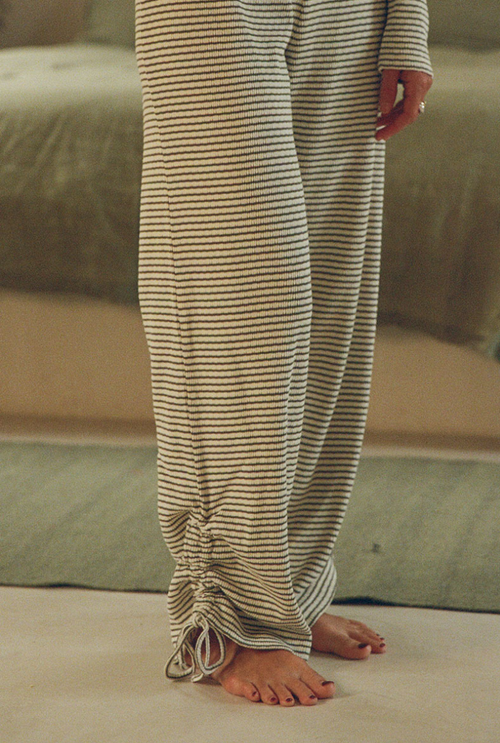 Pantalon Zaniah - Rayures vertes