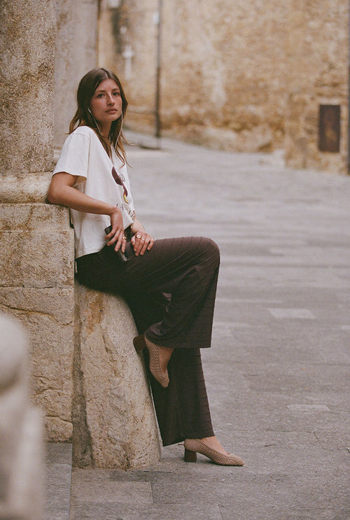 Mathilde loose pants - Brown