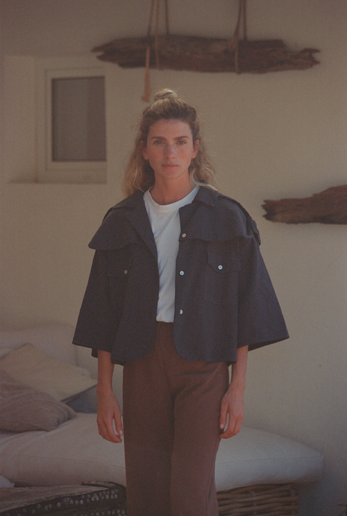 Chemise Celeste Bleu Marine