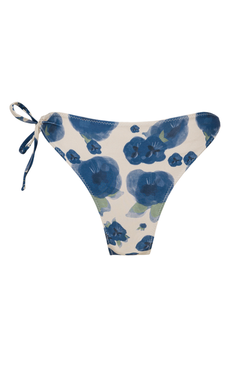 Rita bikini bottoms - Blue flowers