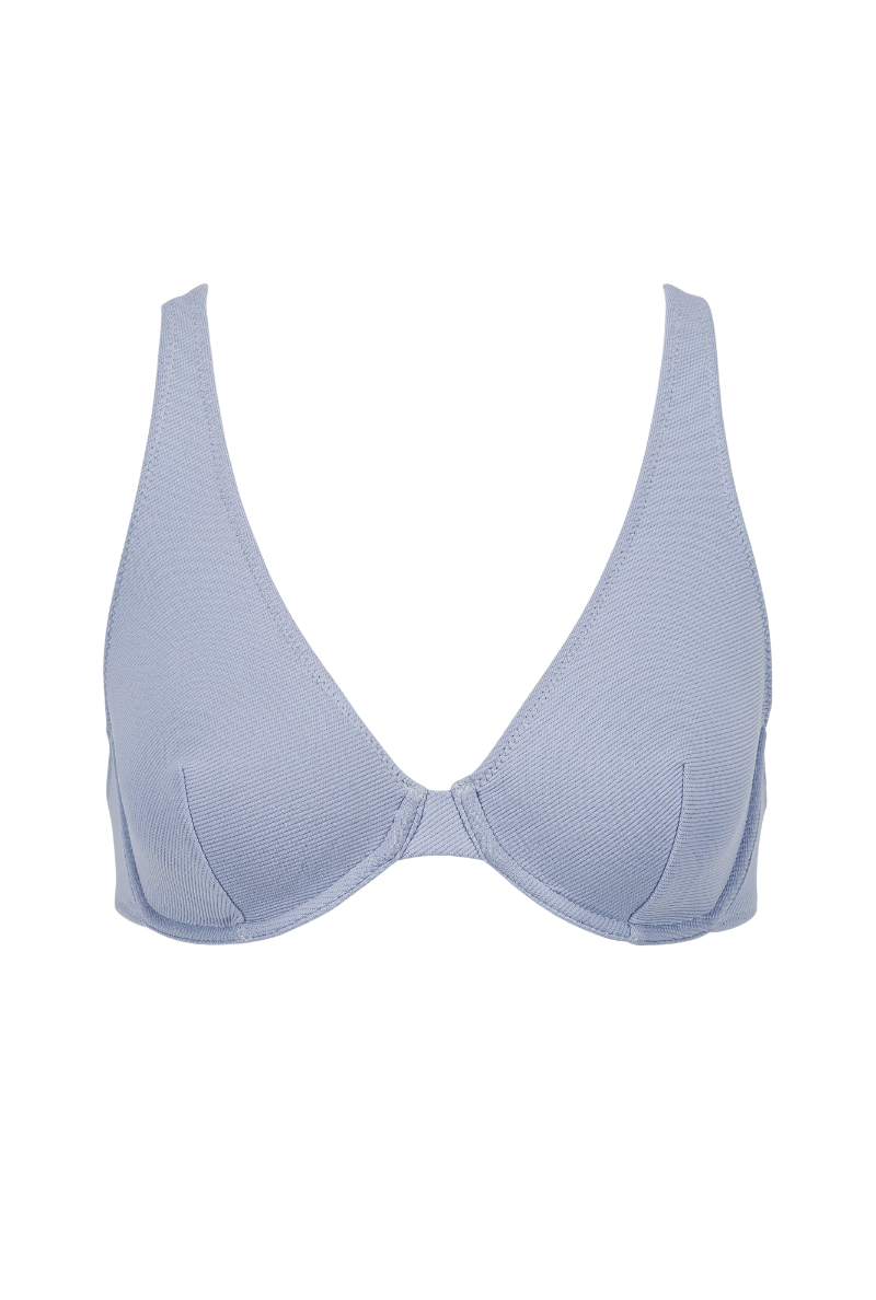 Marilou Underwired Bikini Top - Lavender Blue