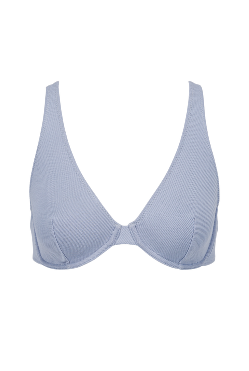 Marilou Underwired Bikini Top - Lavender Blue