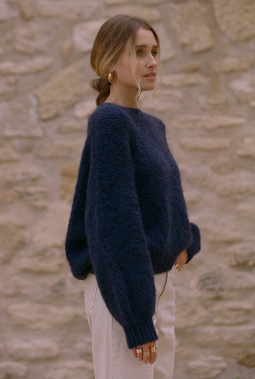 Marlène Rougier x Nénés Sweater - Blue