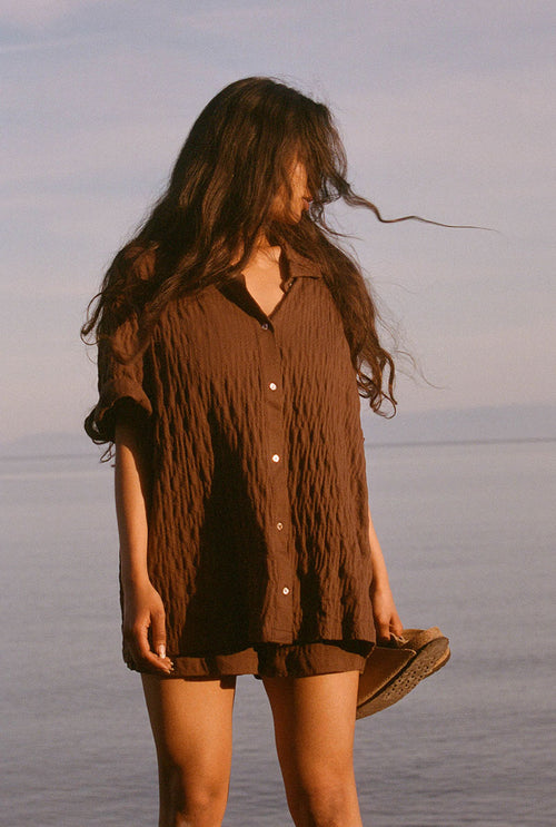 Manta Shirt - Chocolate Brown