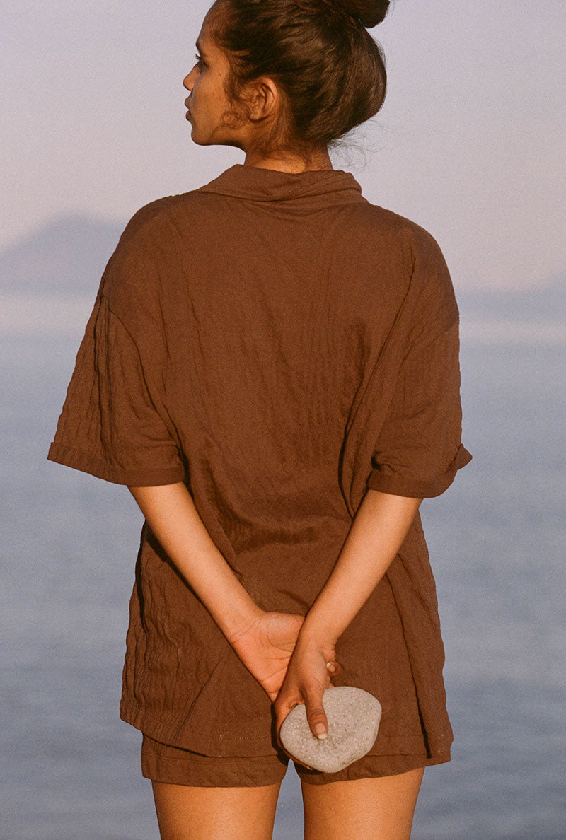 Manta Shirt - Chocolate Brown
