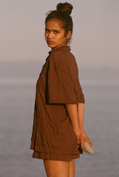 Manta Shirt - Chocolate Brown