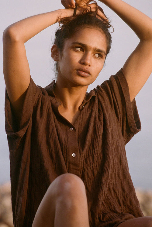 Manta Shirt - Chocolate Brown