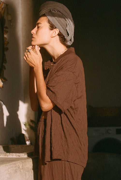 Manta Shirt - Chocolate Brown