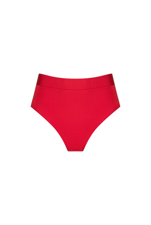 Culotte taille haute Koudou - Rouge Cerise