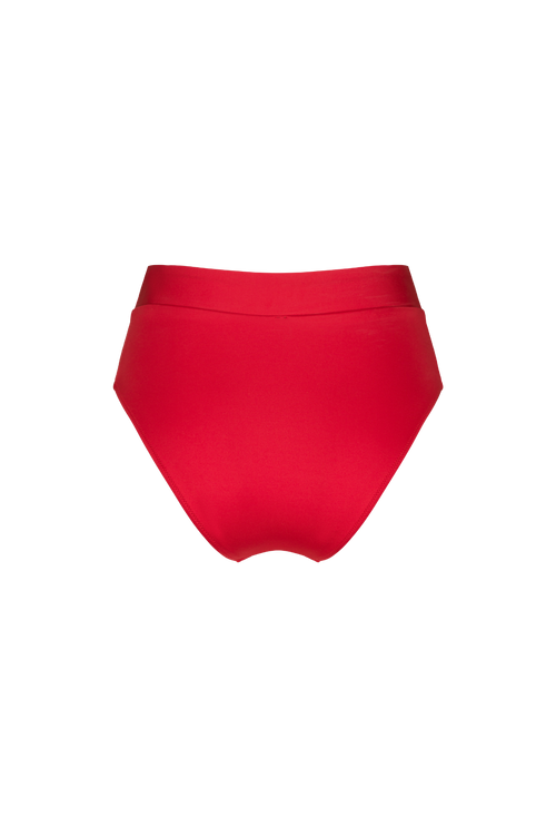 Culotte taille haute Koudou - Rouge Cerise