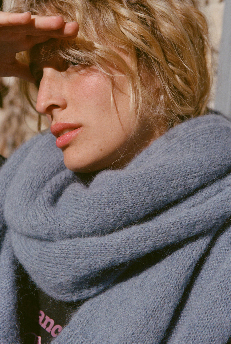 Écharpe Clémence - Bleu