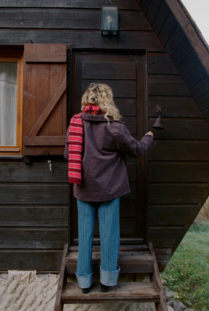 Clémence Scarf - Red Stripes