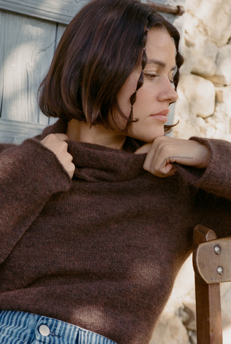 Pull Coralie - Marron