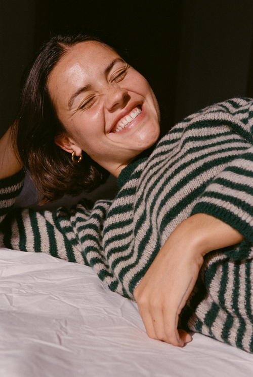 Pull Isa - Rayures Vertes