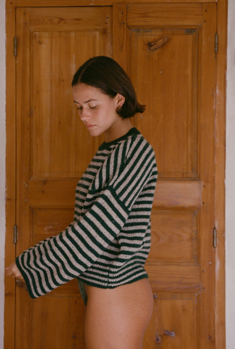 Pull Isa - Rayures Vertes