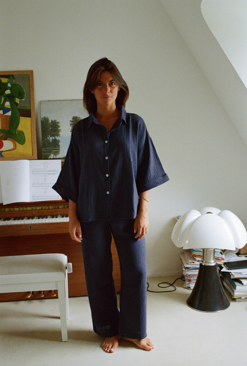 Ensemble Mimosa Bleu - XS/S / XS - Nénés Paris