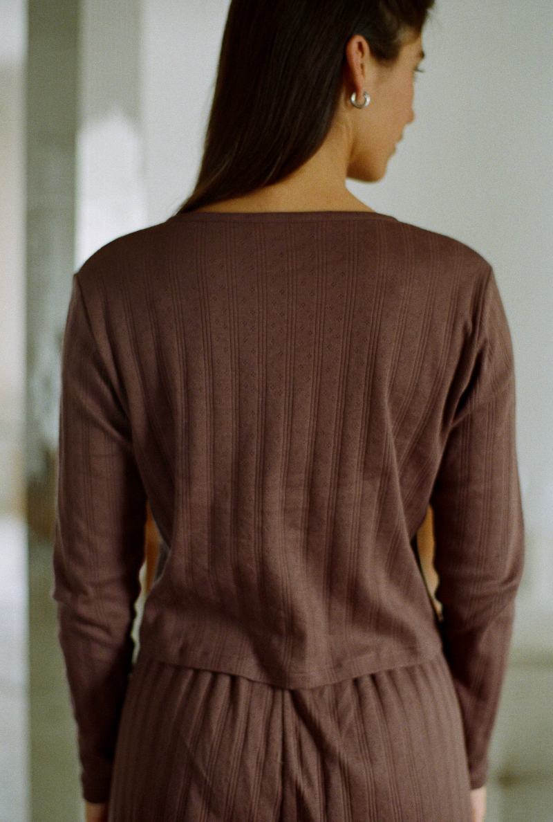 Top Maud - Marron