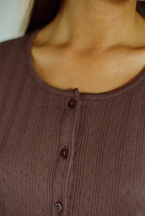 Top Maud - Marron