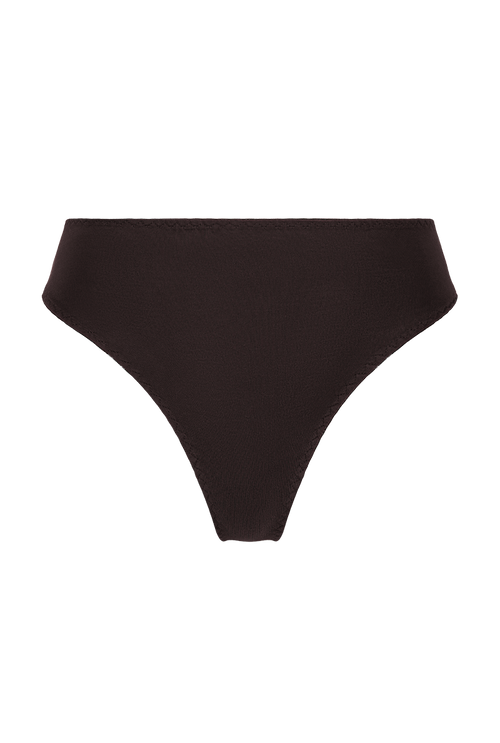 Timeless high-waisted black panty 