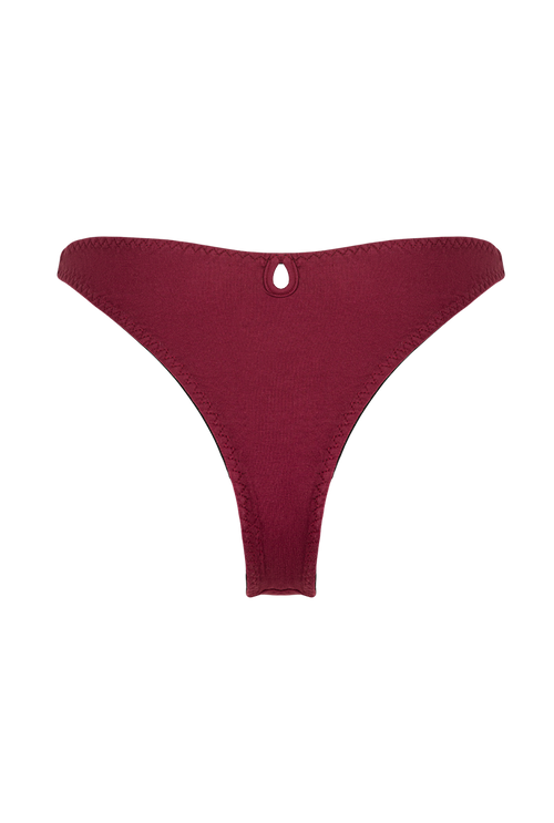 Timeless tanga burgundy