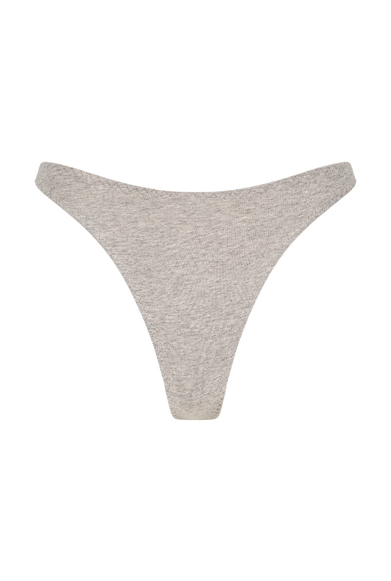 Timeless grey melange tanga